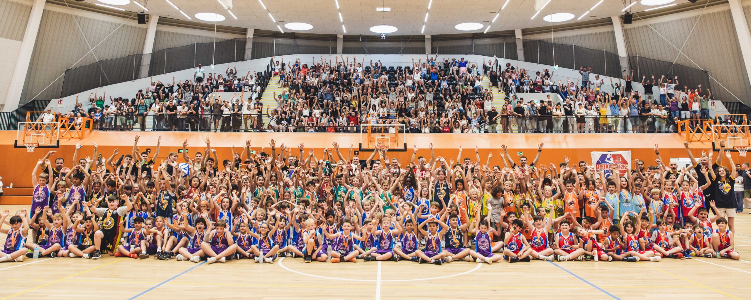 Basketball-Schulprojekt „Bleib am Ball“ powered by HALLMANN Holding ging am Sonntag über die Bühne!
